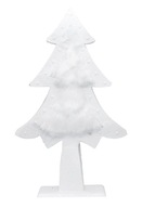 Vianočný stromček kovová biela vianočná dekorácia