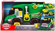 Dickie Toys smetiarske auto na recykláciu, svetlo, zvuk, 35cm