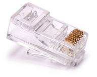 RJ45 zástrčka 8P8C UTP kat.5e 100 ks. RJ45 zástrčka 8P8C UTP kat.5e 100 ks.
