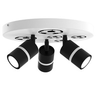 + Zadarmo. LED stropné svietidlo, nastaviteľné, 3x Gu10 EWILIGHT futbal + Zadarmo. LED stropné svietidlo, nastaviteľné, 3x Gu10 EWILIGHT futbal