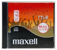 MAXELL CD-R 700 MB MUSIC AUDIO XL-II 80 MIN JEWEL C