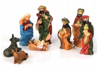 Figúrky do betlehema, Ježiško, Jozef, Mária, zvieratká, 5 kusov Figúrky do betlehema, Ježiško, Jozef, Mária, zvieratká, 5 kusov