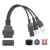 3 kolíkový 4 kolíkový Yamaha 6 kolíkový adaptérový kábel HONDA OBD2 OBD 2 3v1 3 kolíkový 4 kolíkový Yamaha 6 kolíkový adaptérový kábel HONDA OBD2 OBD 2 3v1