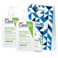 CeraVe Hydratačný čistiaci krém-penový set 473ml x2 + ZADARMO CeraVe Hydratačný čistiaci krém-penový set 473ml x2 + ZADARMO