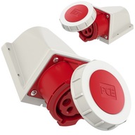 Pevná zásuvka GS325 32A 5P 400V 6h IP67 PCE Pevná zásuvka GS325 32A 5P 400V 6h IP67 PCE