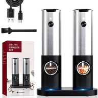 2x ELEKTRICKÝ SET MLYNKOV NA SOĽ A PAPRIKA 2x ELEKTRICKÝ SET MLYNKOV NA SOĽ A PAPRIKA