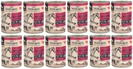 12x400g COUNTRY FARM Mokré krmivo pre dospelých psov BRAVČOVÉ S KOŇOM