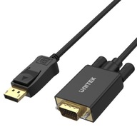 Unitek Adaptér DisplayPort na VGA kábel 1,8 m Unitek Adaptér DisplayPort na VGA kábel 1,8 m