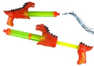 Vodná pištoľ 40 cm Red Dinosaur Toy Garden