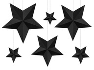 Decoration Stars, black Ornament Party Decorations