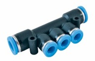 Konektor RECTUS RQS, typ rozdeľovača T-D3 8mm Konektor RECTUS RQS, typ rozdeľovača T-D3 8mm