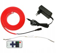 Neon FLEX LED SET 2m STMÍVAČ DIAĽKOVÝ OVLÁDAČ ČERVENÝ Neon FLEX LED SET 2m STMÍVAČ DIAĽKOVÝ OVLÁDAČ ČERVENÝ