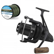 Kaprový navijak Okuma 8K +450m Šnúry Shimano Technium Voľné navíjanie