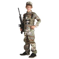 KOSTÝM VOJAKA ARMY COMMANDO SET "S" 110-120 CM KOSTÝM VOJAKA ARMY COMMANDO SET "S" 110-120 CM