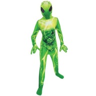 Kostým mimozemšťan ufo mimozemšťan GREEN veľkosť 4-6 rokov Kostým mimozemšťan ufo mimozemšťan GREEN veľkosť 4-6 rokov