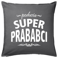 VELKÁ BABIČKA NÁPAD PRÁVE BABIČKA darček do vankúša VELKÁ BABIČKA NÁPAD PRÁVE BABIČKA darček do vankúša