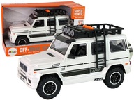 Biele terénne auto, poháňané batériou Biele terénne auto, poháňané batériou