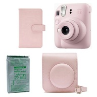 FUJIFILM Instax mini 12 kamera Set Box (album + puzdro) ružová + vložky 10 ks