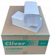 Náplň do papierových utierok ZZ biely recyklovaný papier Cliver