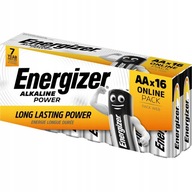 16x ENERGIZER Alkaline Power AA LR6 1,5V alkalická batéria 16x ENERGIZER Alkaline Power AA LR6 1,5V alkalická batéria