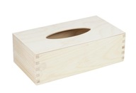 WIPES, drevená krabica, Prírodné vreckovky