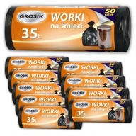 Grosik vrecia na odpadky 35 l (50 kusov) x 10 Grosik vrecia na odpadky 35 l (50 kusov) x 10