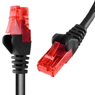 Kábel RJ45 CAT 6 U/UTP AWG24, čierny, 7,5 m Kábel RJ45 CAT 6 U/UTP AWG24, čierny, 7,5 m