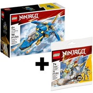 LEGO Ninjago Jay's EVO Supersonic Jet 71784 + Ľadový drak 30649