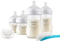 AVENT NATURAL AKO DARČEK: 4 REAGOVANÉ FĽAŠE S cumlíkom + DARČEKOVÉ DOPLNKY AVENT NATURAL AKO DARČEK: 4 REAGOVANÉ FĽAŠE S cumlíkom + DARČEKOVÉ DOPLNKY