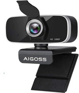 VIDEOKAMERA AIGOSS USB HD 1080P MIKROFÓN YT PRO