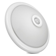 Plafondové svietidlo s PIR pohybovým senzorom 2x E27 Dosah až 8m 360 stupňov sklo Plafondové svietidlo s PIR pohybovým senzorom 2x E27 Dosah až 8m 360 stupňov sklo
