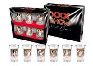 XXX SHOW - sada 6 pohárov 35ml ŽENY