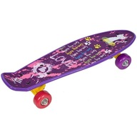 Mini plastový skateboard Love Kitty