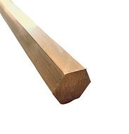 Mosadzná tyč mosadzný šesťhran 22mm MO58 - 10cm Mosadzná tyč mosadzný šesťhran 22mm MO58 - 10cm