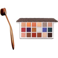 SET štetcov + paleta 18 tieňov + syntetické štetiny + permanentné pigmenty SET štetcov + paleta 18 tieňov + syntetické štetiny + permanentné pigmenty