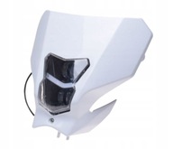 Veterný deflektor Svetlomet LED žiarovka Biela homologácia E13