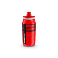 Červená fľaša s logom Castelli, 550 ml
