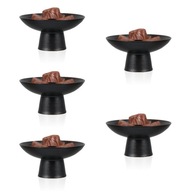 Stojan na cupcake Cookie Bowl čierna sklenená váza Stojan na cupcake Cookie Bowl čierna sklenená váza