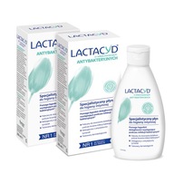 LACTACID S ANTIBAKTERIÁLNYMI VLASTNOSŤAMI hygienická kvapalina. int. 200 ml x 2 LACTACID S ANTIBAKTERIÁLNYMI VLASTNOSŤAMI hygienická kvapalina. int. 200 ml x 2