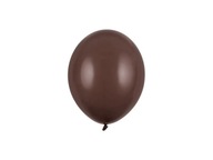 Pastelovo hnedé balóny 5 palcov 12 cm 100ks Silný