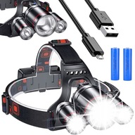 VODEODOLNÁ ČELOVKA + USB KÁBEL VODEODOLNÁ ČELOVKA + USB KÁBEL