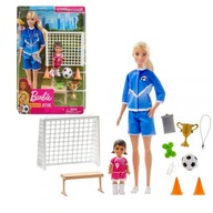 Futbalový tréner Mattel Barbie GLM47 GLM53