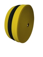 Výstražná páska 78mm x 100m žltá a čierna