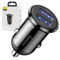 BASEUS RÝCHLA NABÍJAČKA DO AUTOMOBILKU 2x USB 4,8A VÝKONNÁ PRE ZÁSUVKY ZAPAĽOVAČA CIGARET BASEUS RÝCHLA NABÍJAČKA DO AUTOMOBILKU 2x USB 4,8A VÝKONNÁ PRE ZÁSUVKY ZAPAĽOVAČA CIGARET