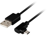1,8m Lanberg USB kábel, lomený microUSB, obojstranný 1,8m Lanberg USB kábel, lomený microUSB, obojstranný