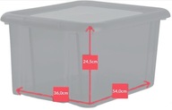 Plastová nádoba 30L CLIP RANGE BOX s vekom
