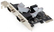 Karta ovládača Gembird PCI-E 2x Serial COM RS-232 Karta ovládača Gembird PCI-E 2x Serial COM RS-232