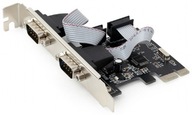 PCI-Express karta pre 2x sériový RS232 port 2MBps