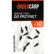 PLASTOVÁ SKRUTKA NA NÁSTRANU POD KAPR HNEDÁ PLASTOVÁ SKRUTKA NA NÁSTRANU POD KAPR HNEDÁ