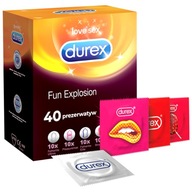 Sada kondómov DUREX FUN EXPLOSION MIX 40 ks